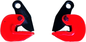 Horizontal plate clamps